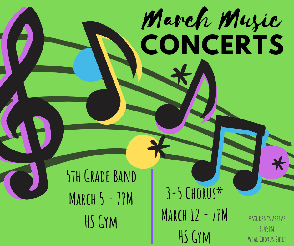 March Music Concerts